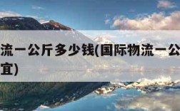 国际物流一公斤多少钱(国际物流一公斤多少钱最便宜)