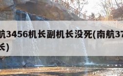 南航3456机长副机长没死(南航3739机长)