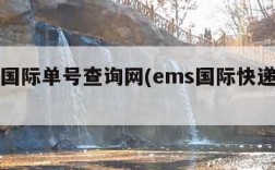 ems国际单号查询网(ems国际快递单号查)