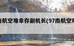 97南航空难幸存副机长(97南航空难 机组)